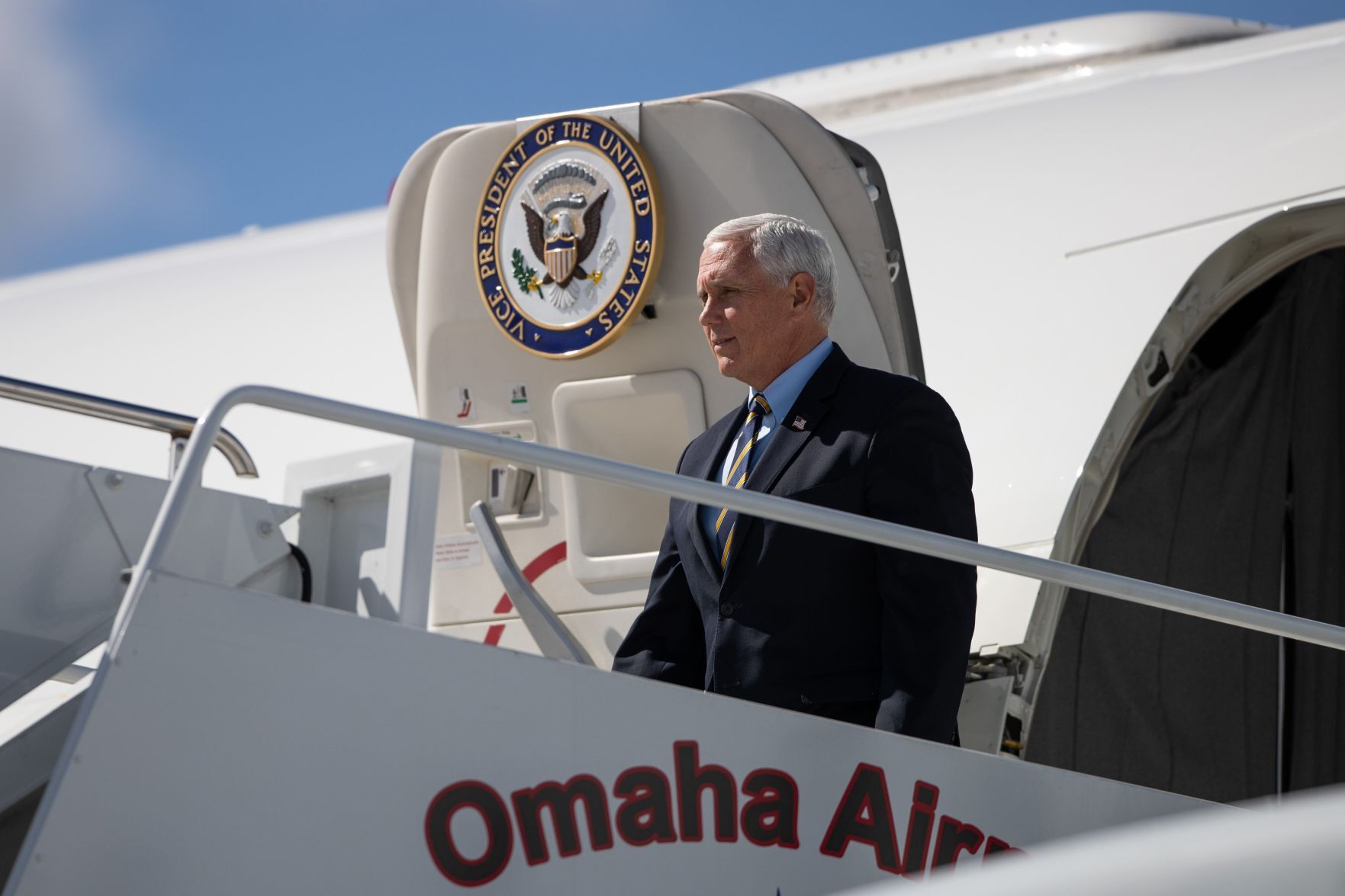Pence visits Carter Lake